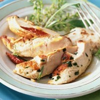 Thịt Gà Chiên Mướp Ngòi Hay Bầu                                                                                                                       