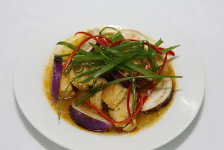 Thịt Ba Rọi Om Cà Tím                                                                                                                                 