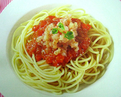 Mỳ Spaghetti Xốt Tôm                                                                                                                                  