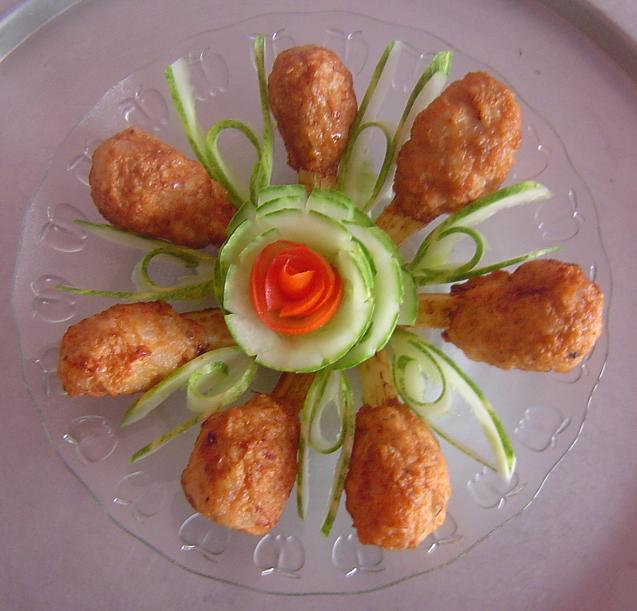 Chạo Tôm Nướng Mía                                                                                                                                    
