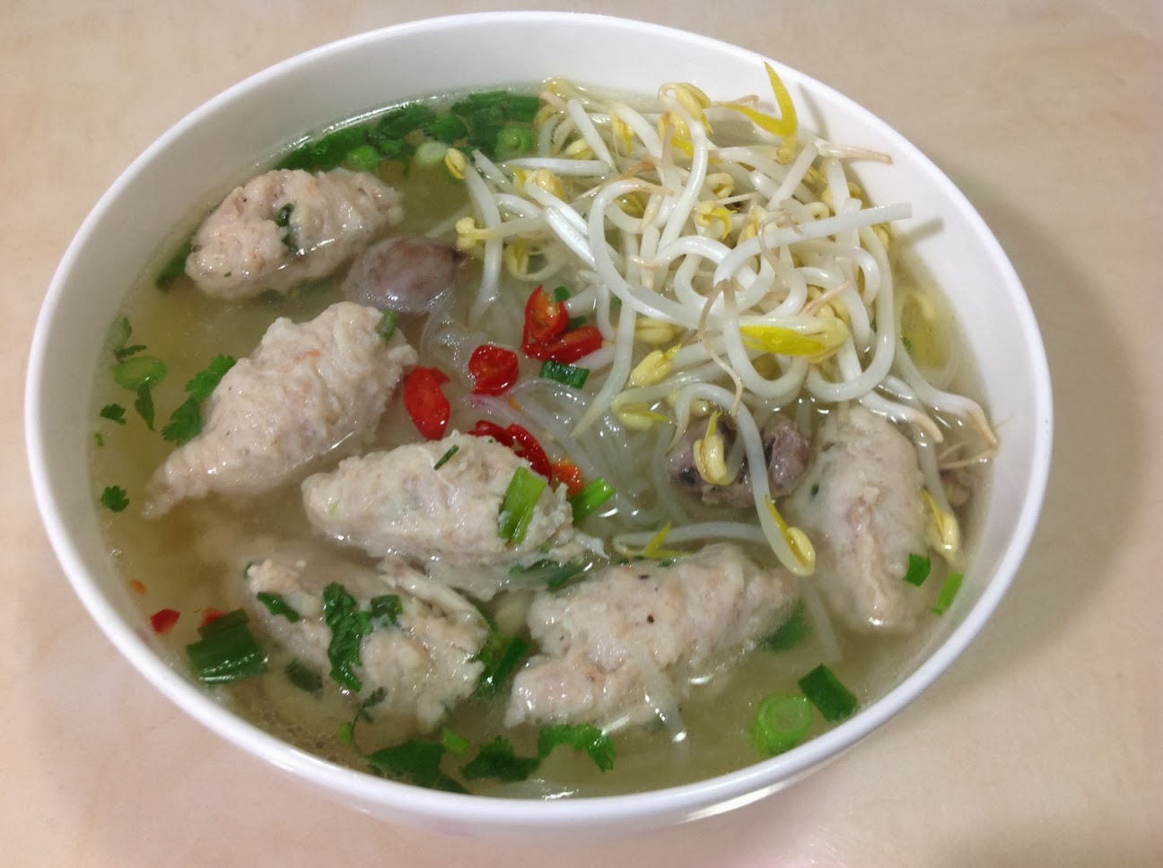 Hủ Tíếu Chạo Tôm                                                                                                                                      