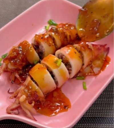 Mực Dồn Thịt                                                                                                                                          
