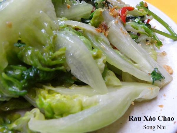 Cải Xào Chao                                                                                                                                          
