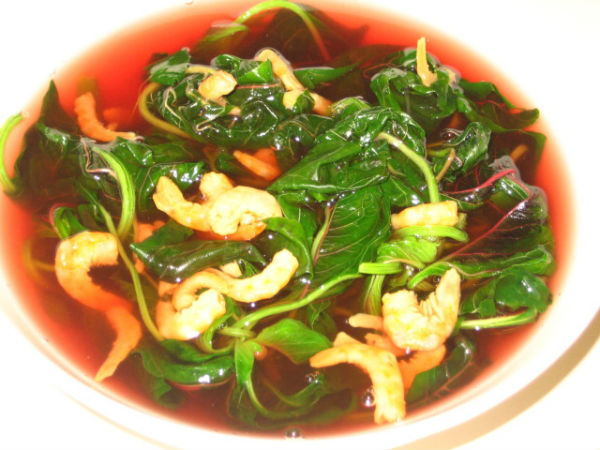 Canh Tôm Khô Rau Dền                                                                                                                                  
