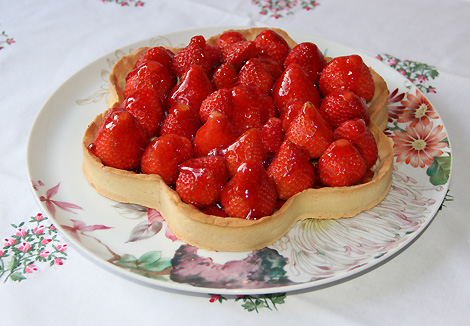 Bánh Nướng Dâu Tây <Br>  Tarte Aux Fraises                                                                                                            