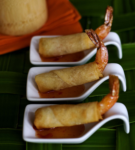 Tôm Chiên Bánh Tráng Giòn                                                                                                                             