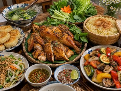 Gà Nướng Mắc Mật                                                                                                                                      
