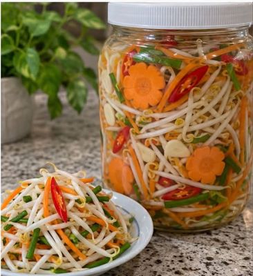 Dưa Giá Không Cần Dùng Giấm                                                                                                                           