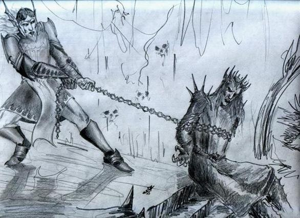 http://fc00.deviantart.net/fs36/i/2008/247/1/4/Tulkas_drags_Melkor_out____by_Skullbastard.jpg