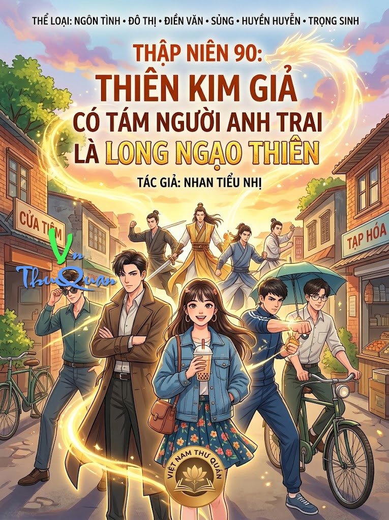 Thập Niên 90: Thiên Kim Giả Có Tám Người Anh Trai Là Long Ngạo Thiên