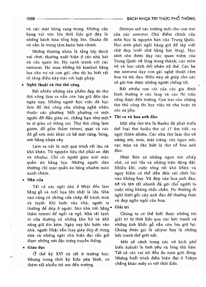 BÁCH KHOA TRI THỨC PHỔ THÔNG