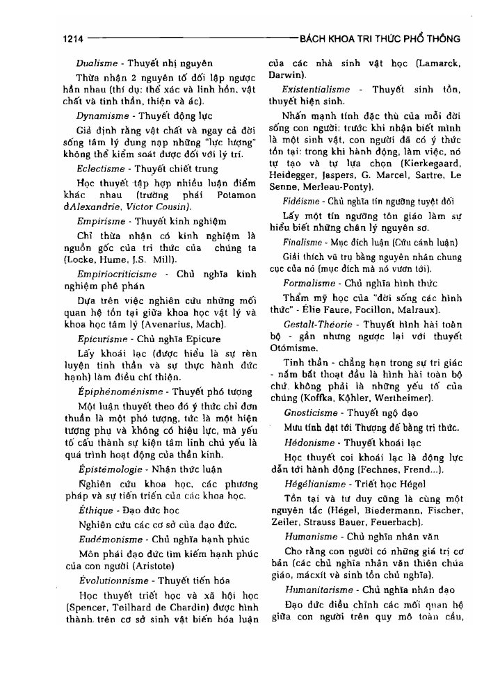 BÁCH KHOA TRI THỨC PHỔ THÔNG