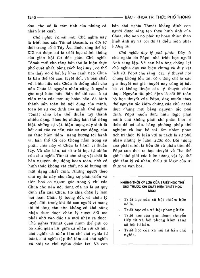 BÁCH KHOA TRI THỨC PHỔ THÔNG