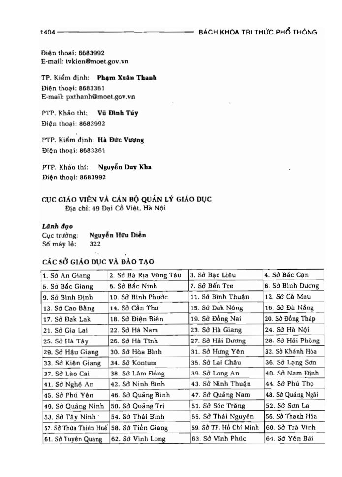 BÁCH KHOA TRI THỨC PHỔ THÔNG