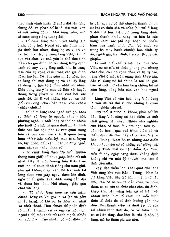 BÁCH KHOA TRI THỨC PHỔ THÔNG