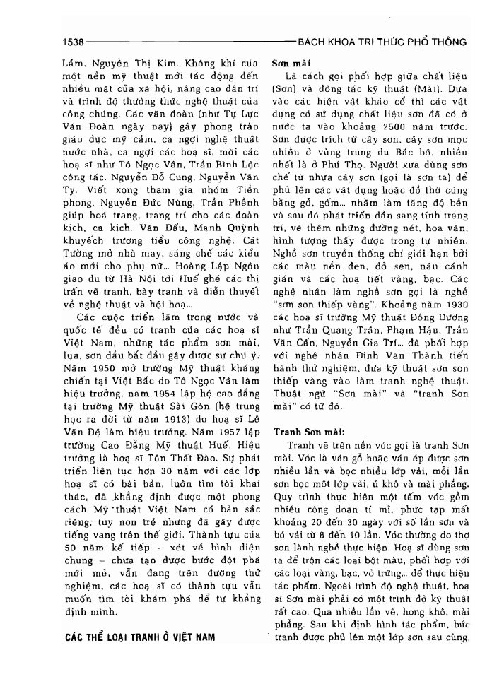 BÁCH KHOA TRI THỨC PHỔ THÔNG