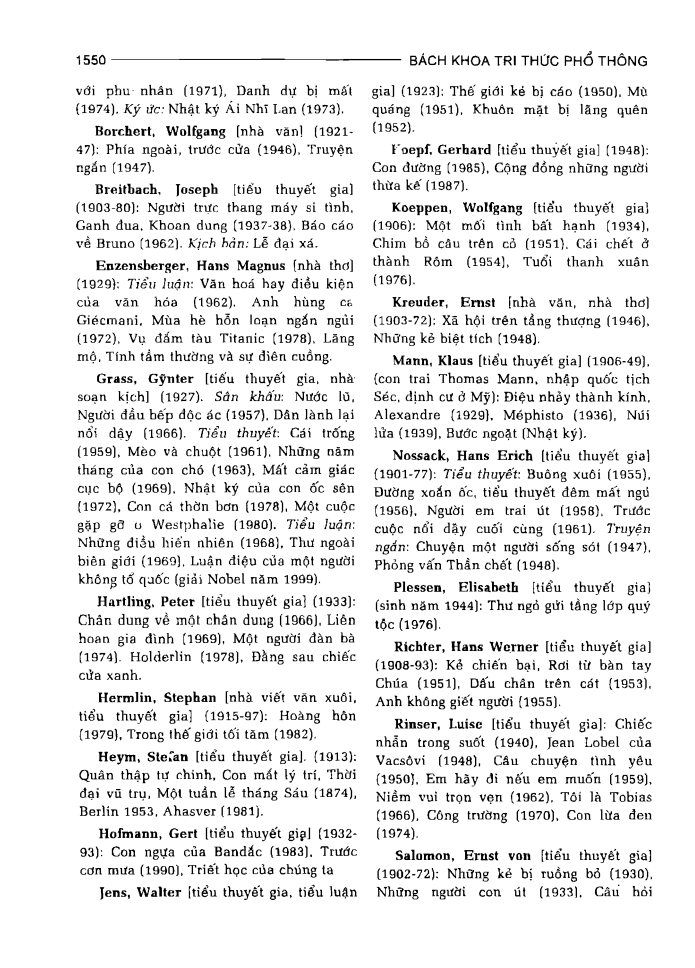 BÁCH KHOA TRI THỨC PHỔ THÔNG