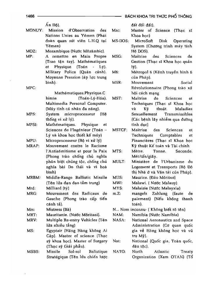 BÁCH KHOA TRI THỨC PHỔ THÔNG