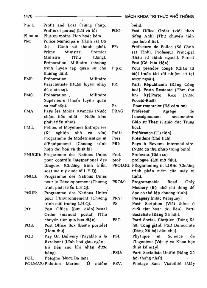 BÁCH KHOA TRI THỨC PHỔ THÔNG
