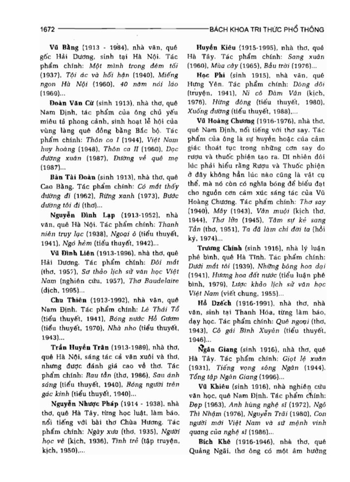 BÁCH KHOA TRI THỨC PHỔ THÔNG