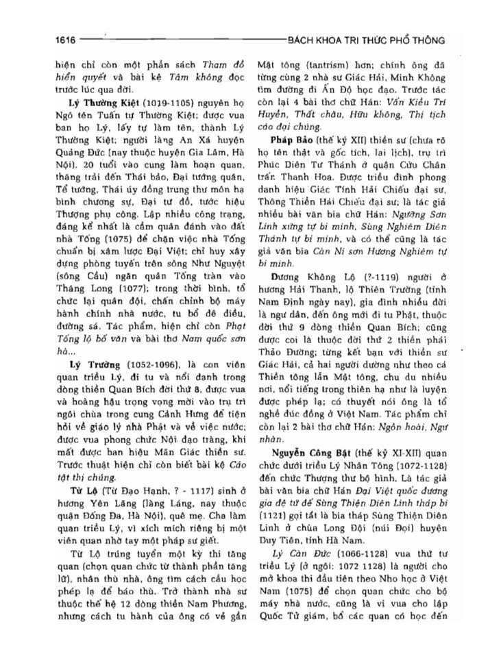 BÁCH KHOA TRI THỨC PHỔ THÔNG