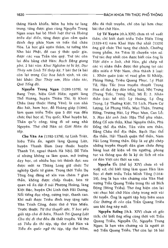 BÁCH KHOA TRI THỨC PHỔ THÔNG