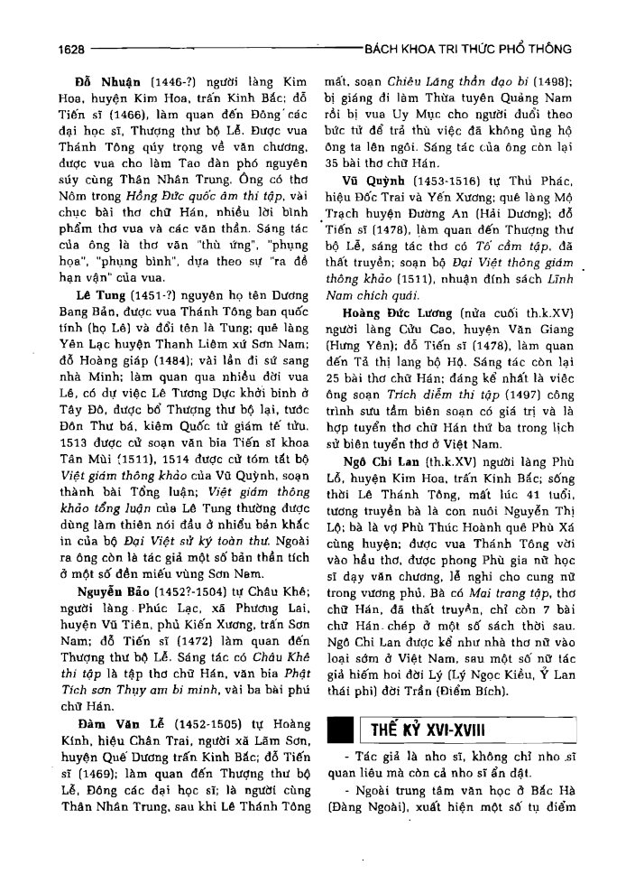 BÁCH KHOA TRI THỨC PHỔ THÔNG