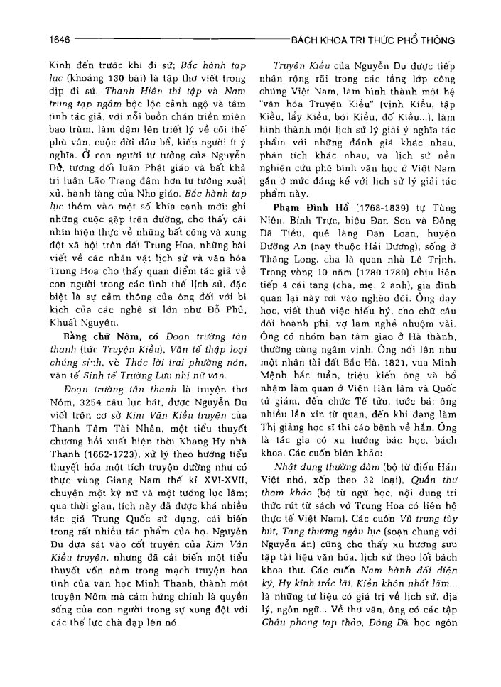 BÁCH KHOA TRI THỨC PHỔ THÔNG