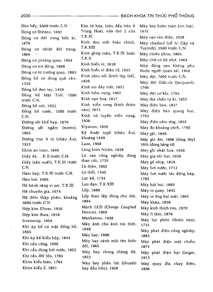 BÁCH KHOA TRI THỨC PHỔ THÔNG