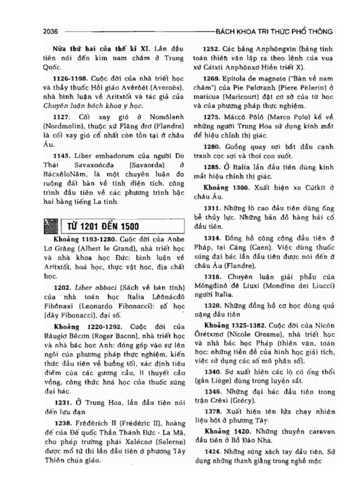 BÁCH KHOA TRI THỨC PHỔ THÔNG