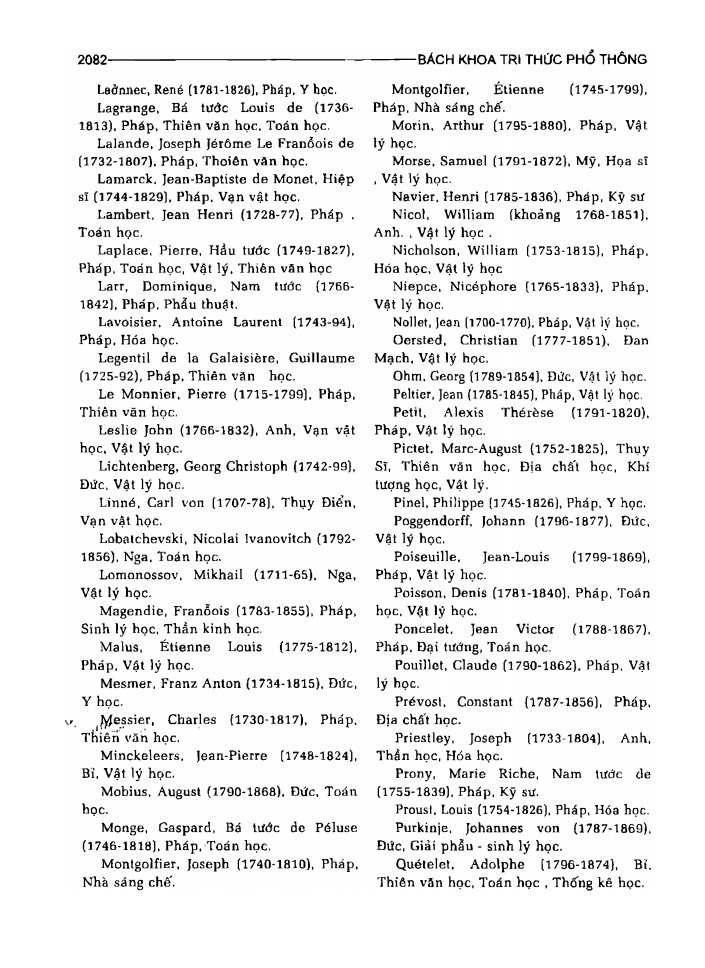 BÁCH KHOA TRI THỨC PHỔ THÔNG