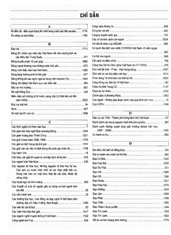 BÁCH KHOA TRI THỨC PHỔ THÔNG