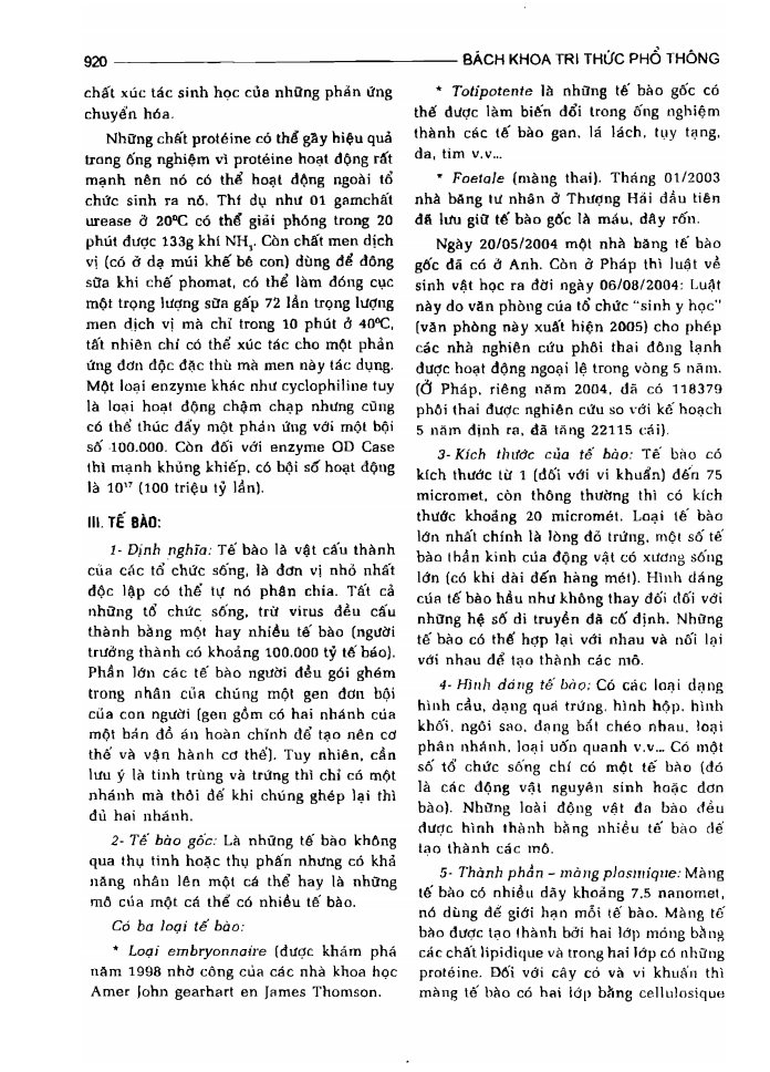 BÁCH KHOA TRI THỨC PHỔ THÔNG