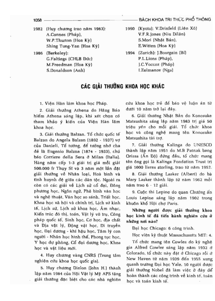 BÁCH KHOA TRI THỨC PHỔ THÔNG