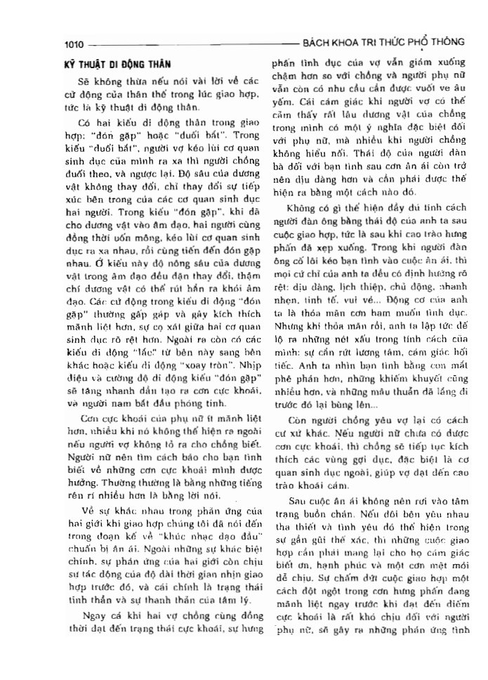 BÁCH KHOA TRI THỨC PHỔ THÔNG