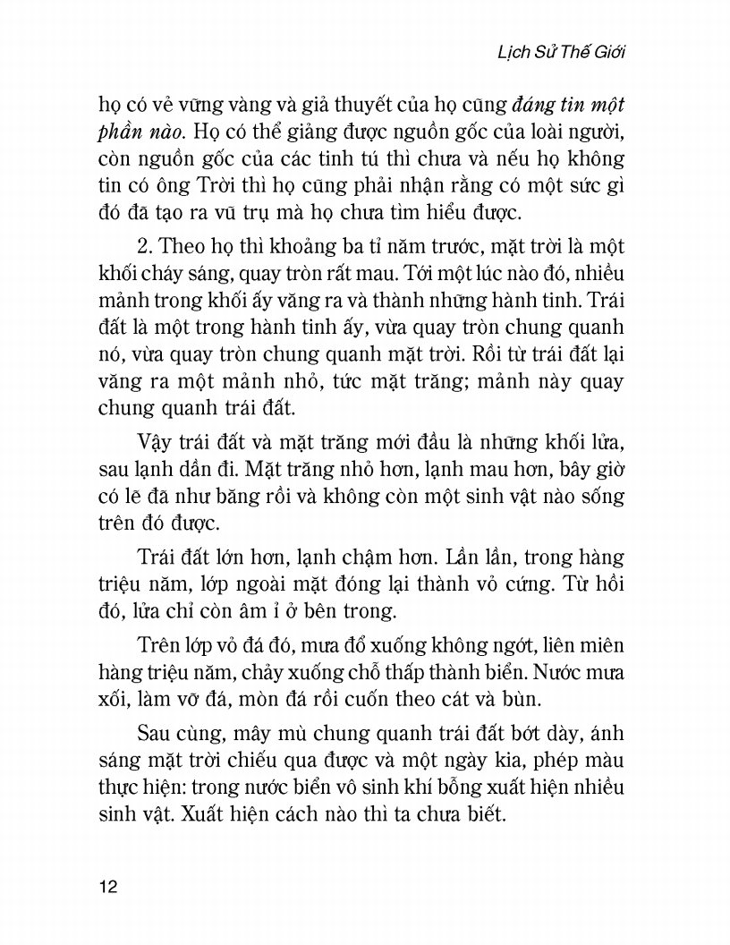 Lịch Sử Thế Giới