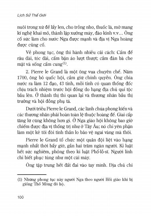 Lịch Sử Thế Giới