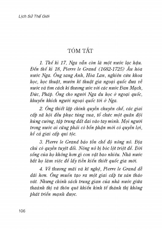 Lịch Sử Thế Giới