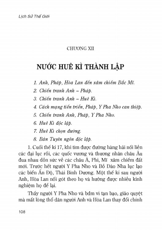 Lịch Sử Thế Giới
