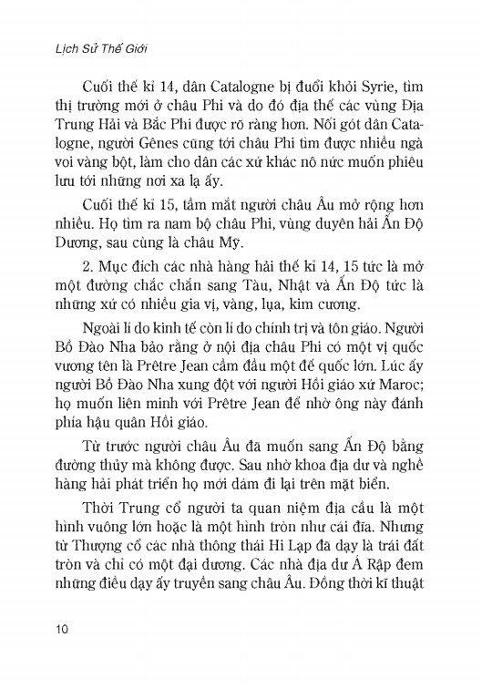 Lịch Sử Thế Giới