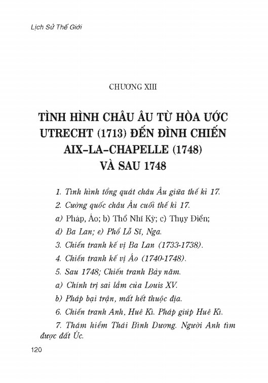 Lịch Sử Thế Giới