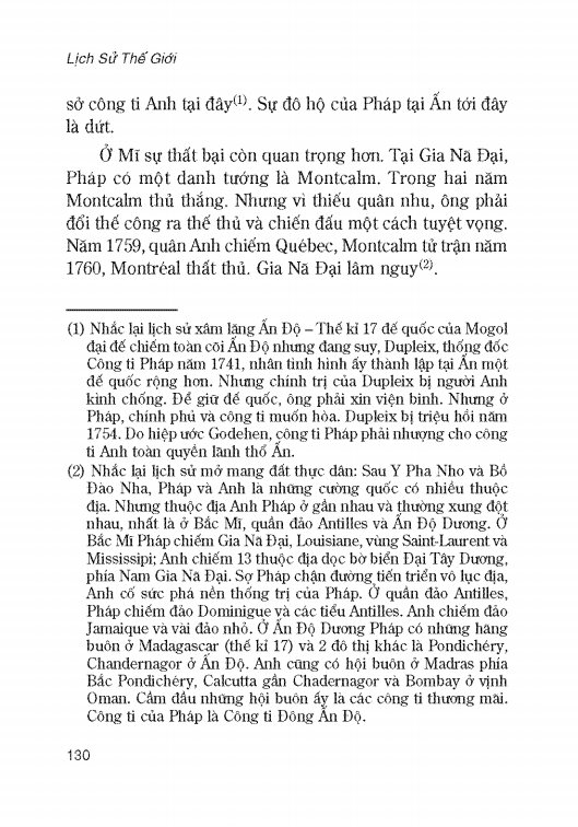 Lịch Sử Thế Giới