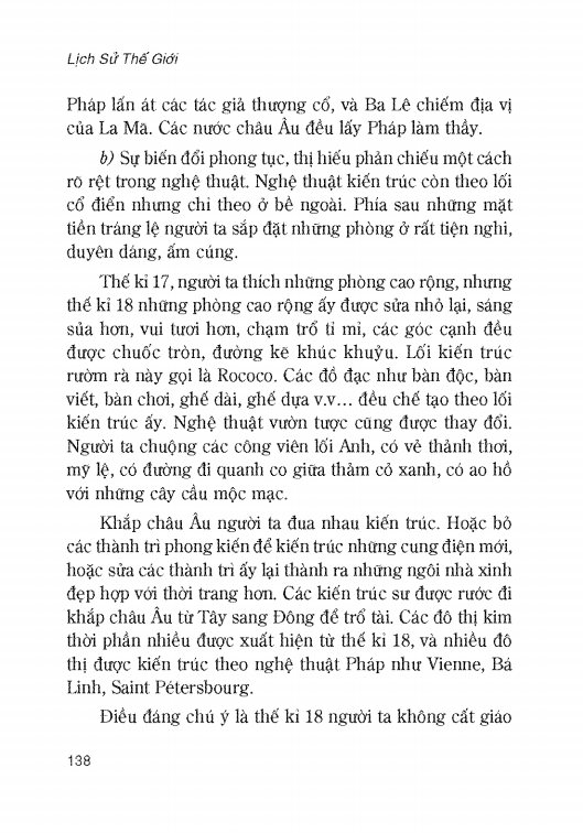 Lịch Sử Thế Giới