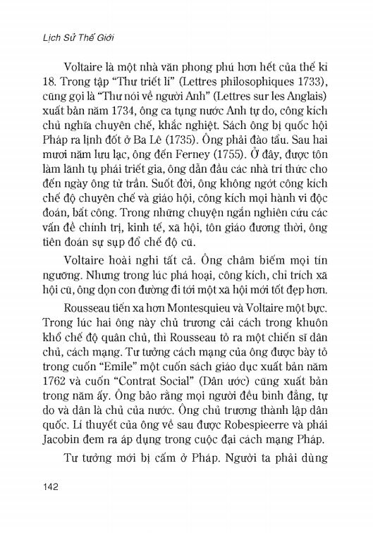 Lịch Sử Thế Giới