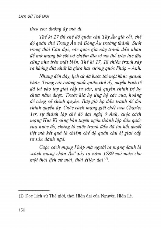 Lịch Sử Thế Giới