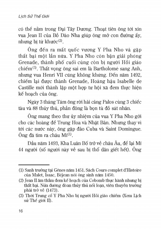 Lịch Sử Thế Giới