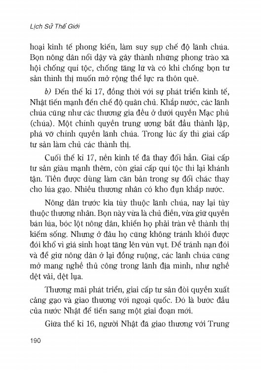 Lịch Sử Thế Giới
