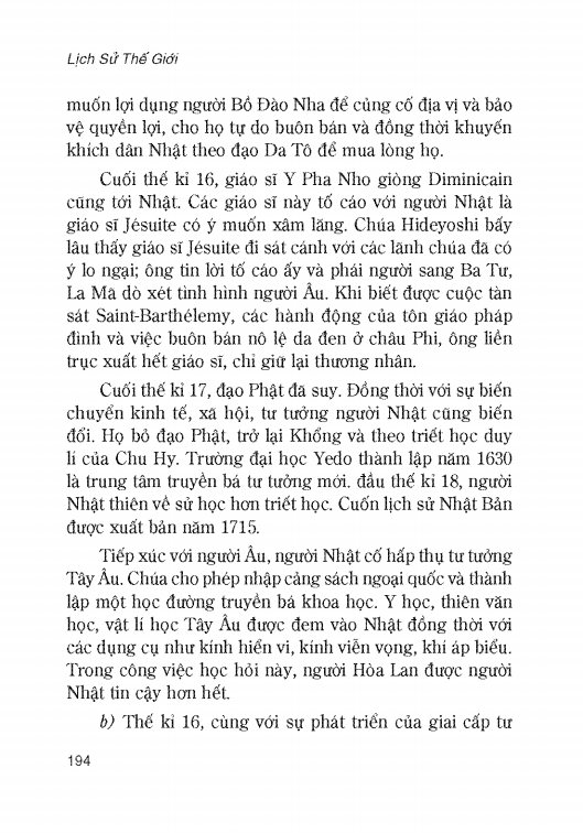 Lịch Sử Thế Giới