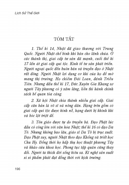 Lịch Sử Thế Giới