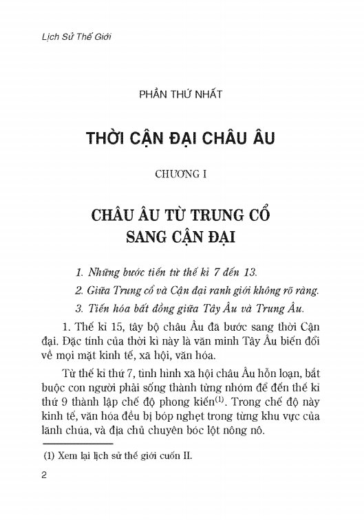 Lịch Sử Thế Giới